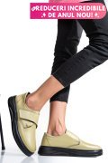 PANTOFI OLIVE PIELE NATURALA APCKD440