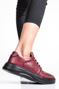 PANTOFI BORDO PIELE NATURALA APCKD330