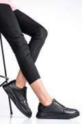 PANTOFI NEGRI PIELE NATURALA APCKD330