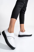 PANTOFI ALBI PIELE NATURALA APCKD440