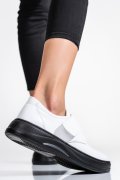 PANTOFI ALBI PIELE NATURALA APCKD440