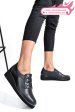 Pantofi negri piele naturala apckd2757