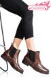Ghete dama piele naturala maro inchis 6s77483