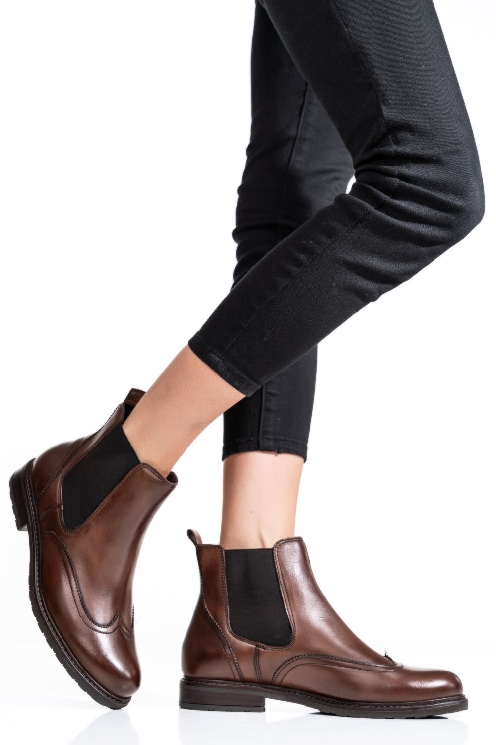 GHETE DAMA PIELE NATURALA MARO INCHIS 6S77483