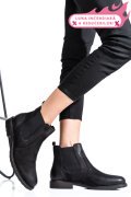 GHETE DAMA CAPTUSITE  PIELE NATURALA NEGRE 6S77486