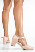 PANTOFI ROZ PIELE NATURALA 1S77433