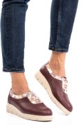 PANTOFI BORDO PIELE NATURALA 2S77030