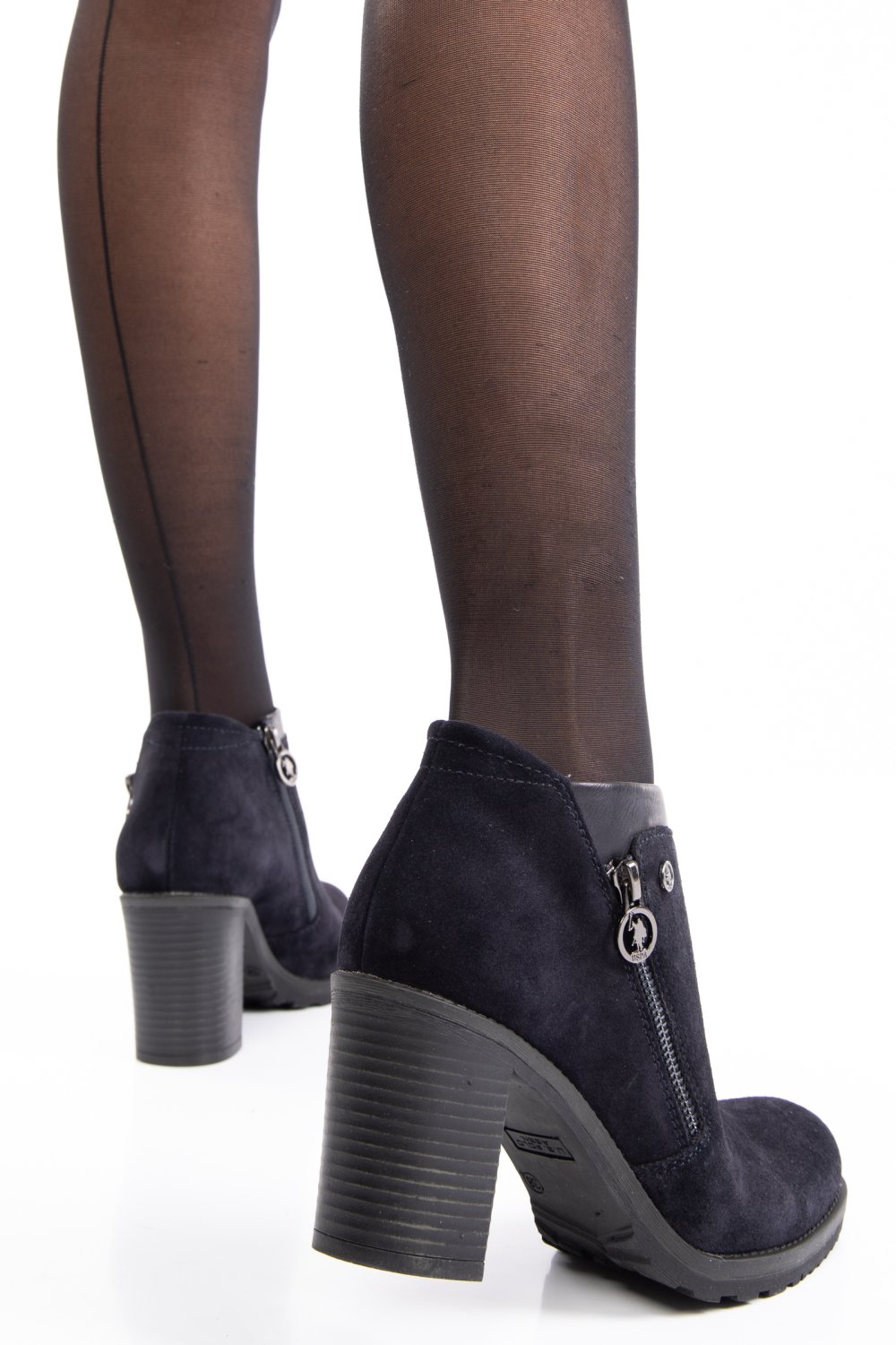 U.S. POLO ASSN, BOTINE DAMA NAVY SUEDE ERFUTR