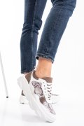 PANTOFI SPORT ALB MARO PIELE NATURALA 2S7711606NP-CRO