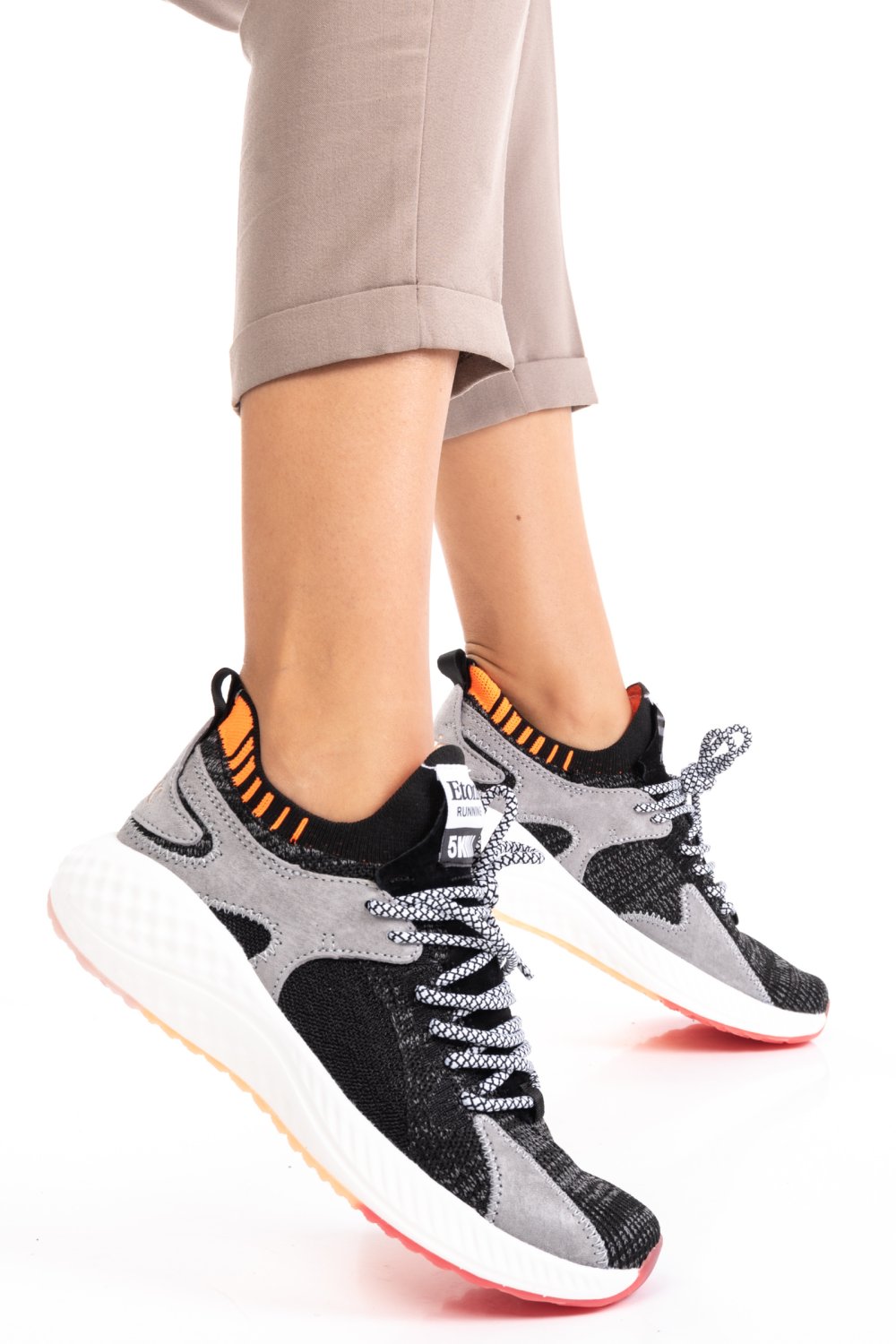 ETONIC, PANTOFI SPORT BLACK GREY ES77105220117