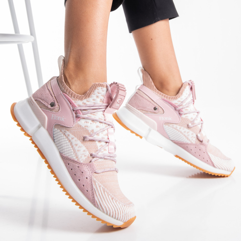 ETONIC, PANTOFI SPORT PINK SUEDE ES77105220725