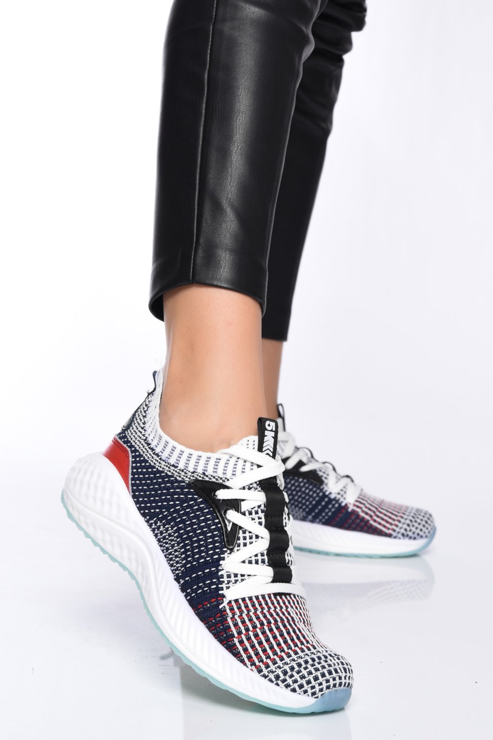 ETONIC, PANTOFI SPORT BLACK RED E105220102