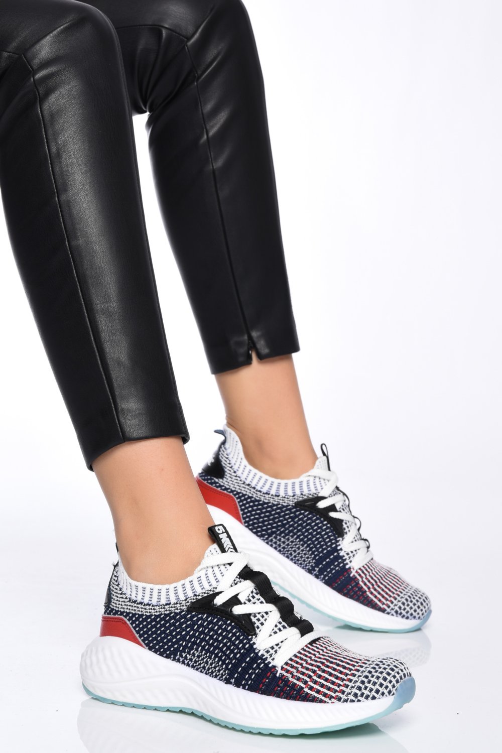 ETONIC, PANTOFI SPORT BLACK RED E105220102