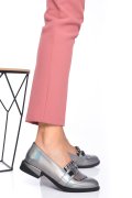 PANTOFI GRI PIELE NATURALA 2S7711695HOR