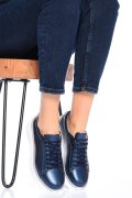PANTOFI SPORT BLEUMARIN ARGINTIU PIELE NATURALA 2S7701677MIM