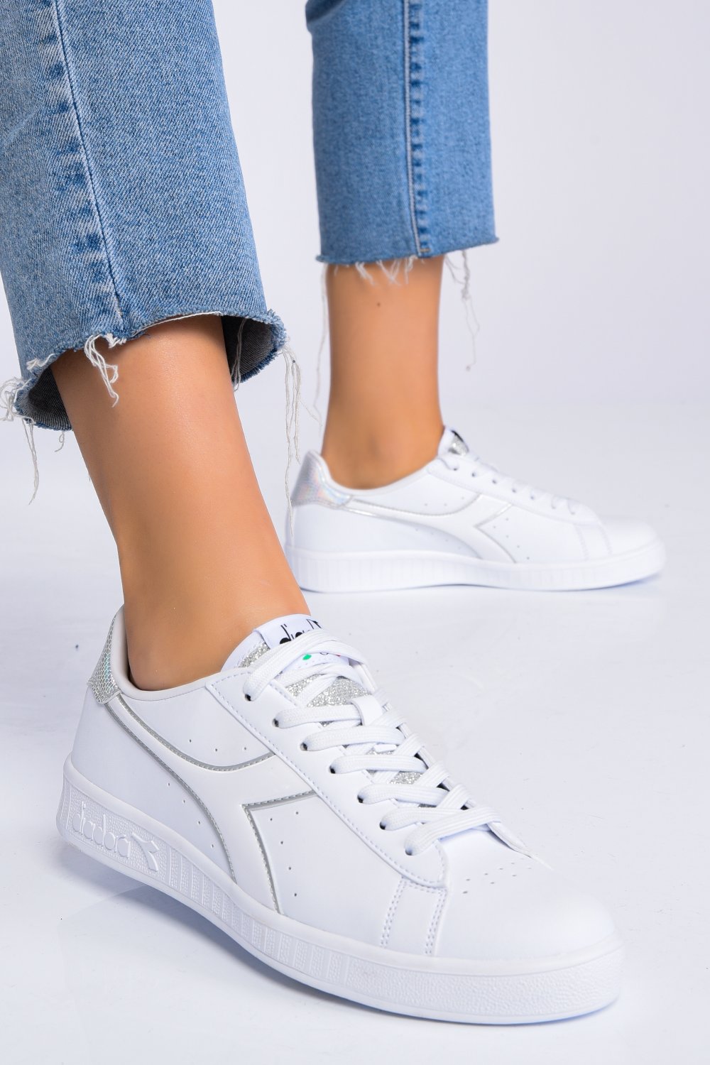 DIADORA ORIGINAL WHITE SILVER GAME P