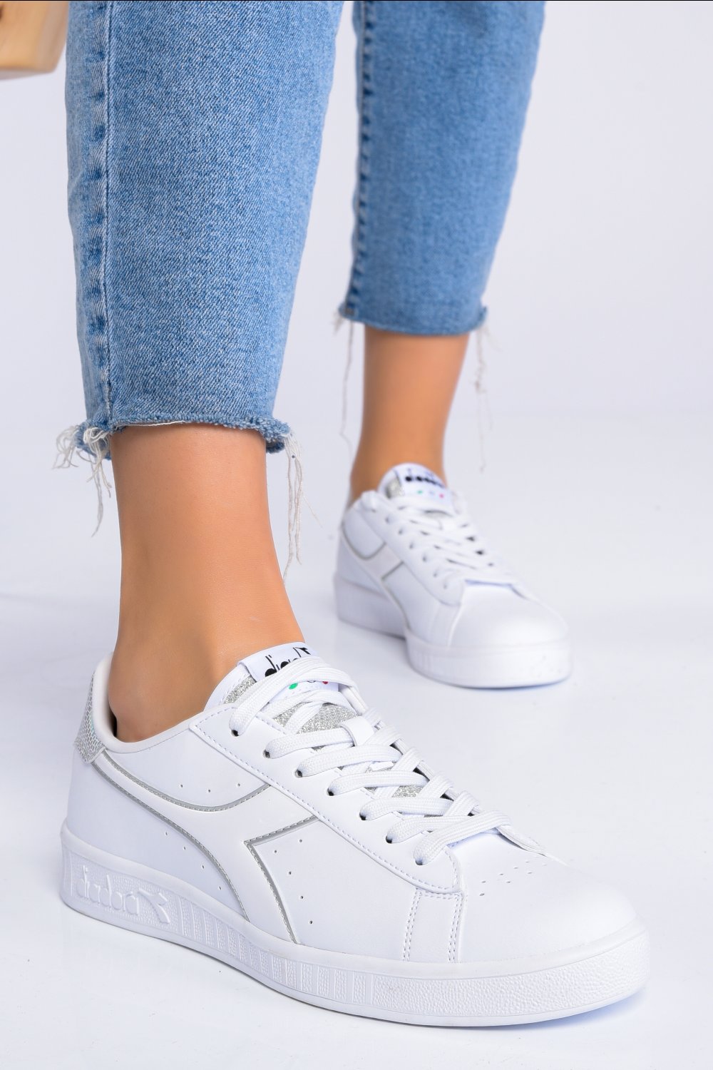 DIADORA ORIGINAL WHITE SILVER GAME P