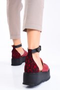 GHETE ROSII PIELE NATURALA 2S77090