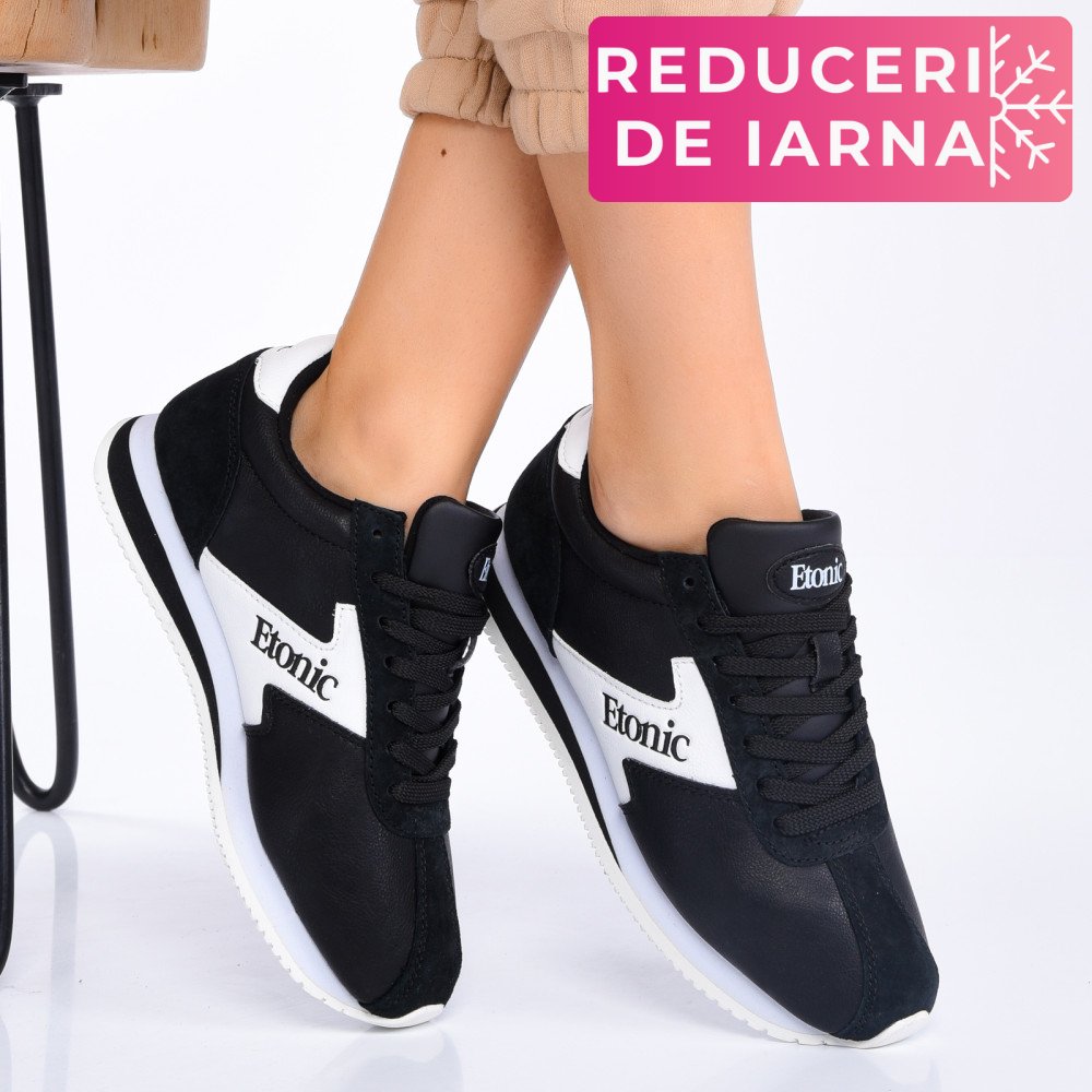 ETONIC, PANTOFI SPORT BLACK E196220409
