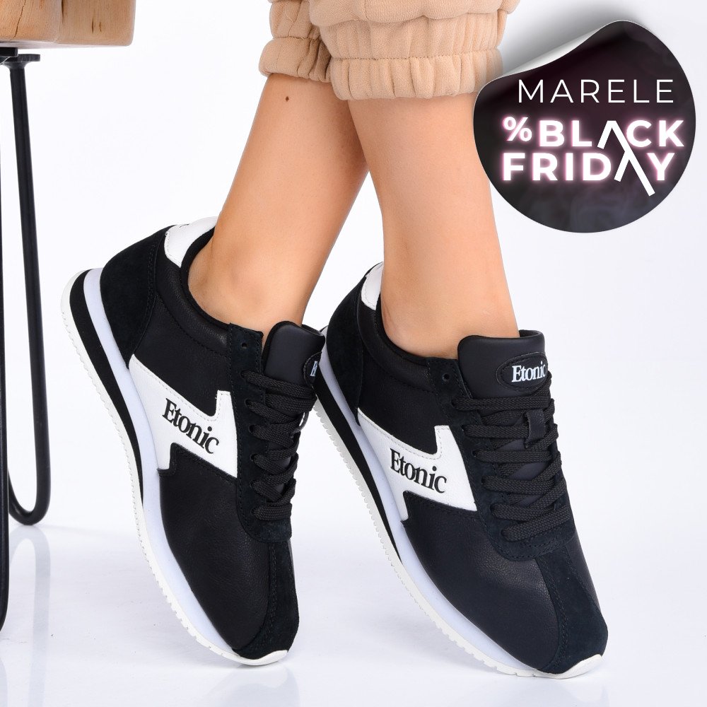 ETONIC, PANTOFI SPORT BLACK E196220409