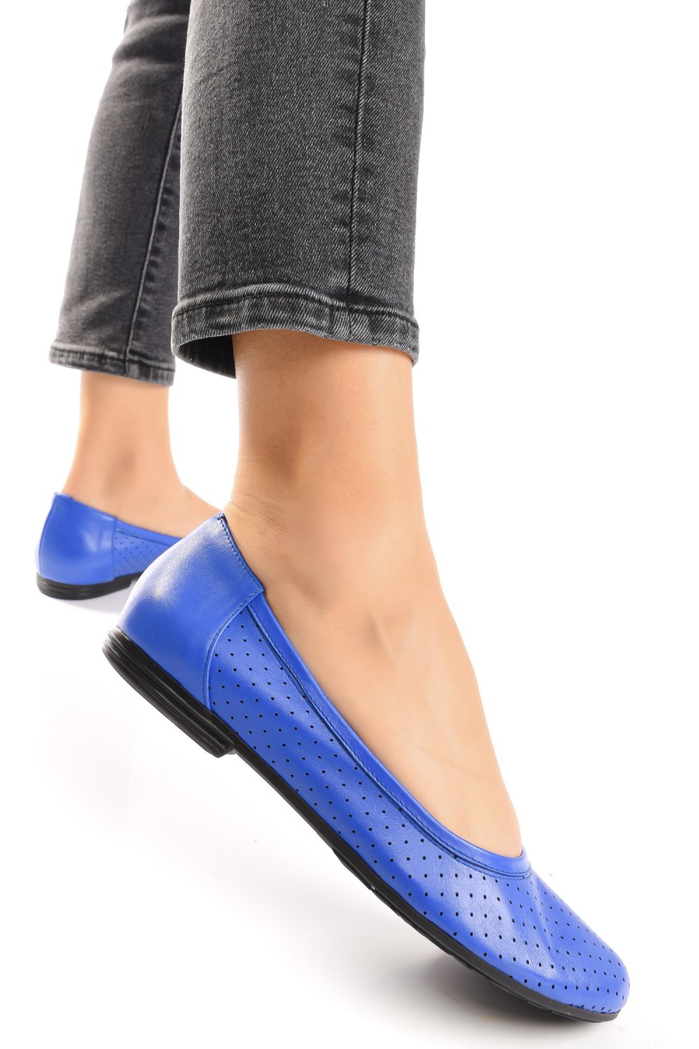 BALERINI ALBASTRI PIELE NATURALA 1S77043