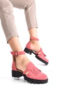 GHETE SPORT ROZ PIELE NATURALA INTOARSA 2S77005