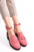 GHETE SPORT ROZ PIELE NATURALA INTOARSA 2S77005