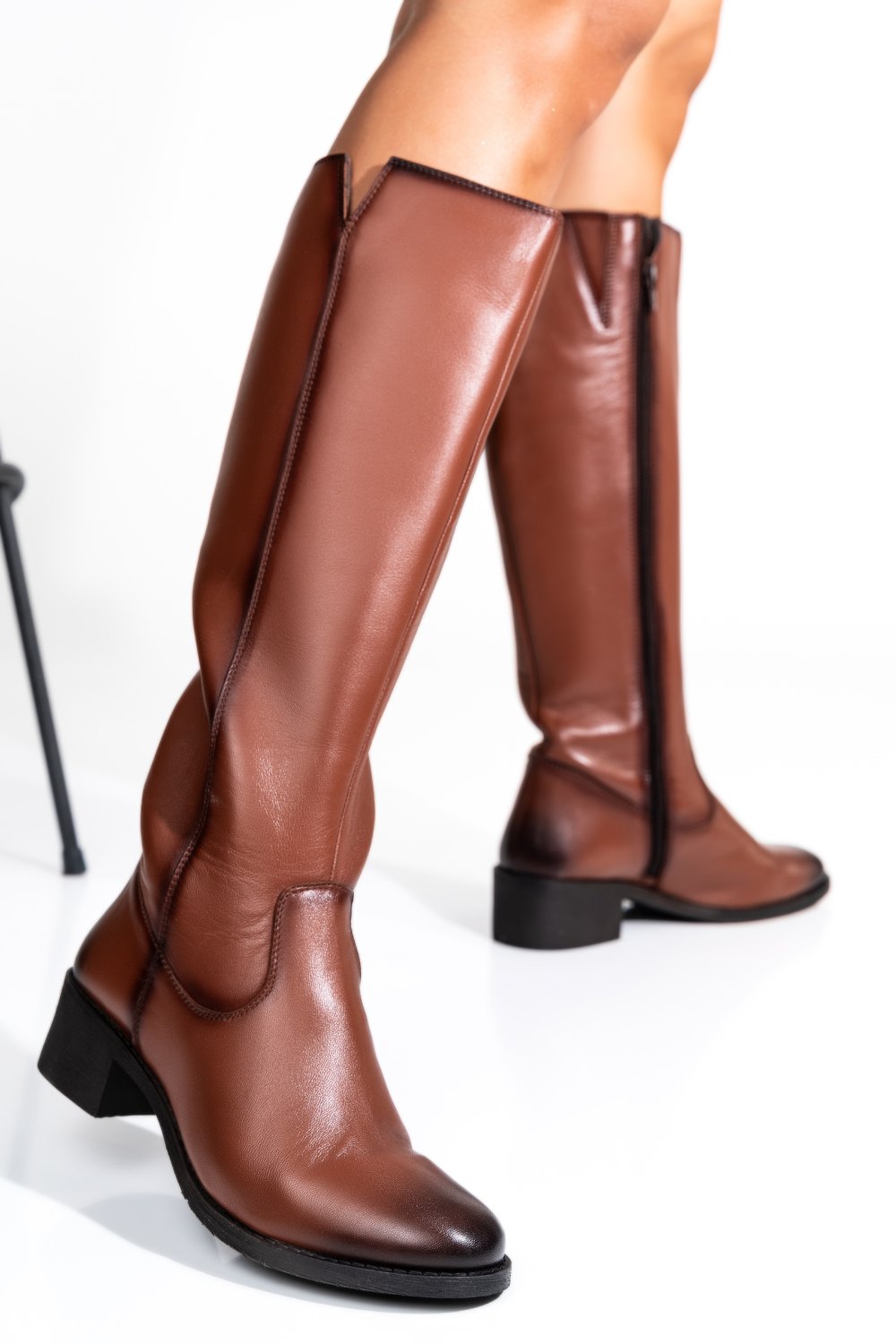 CIZME DAMA PIELE NATURALA MARO 9S77K5013