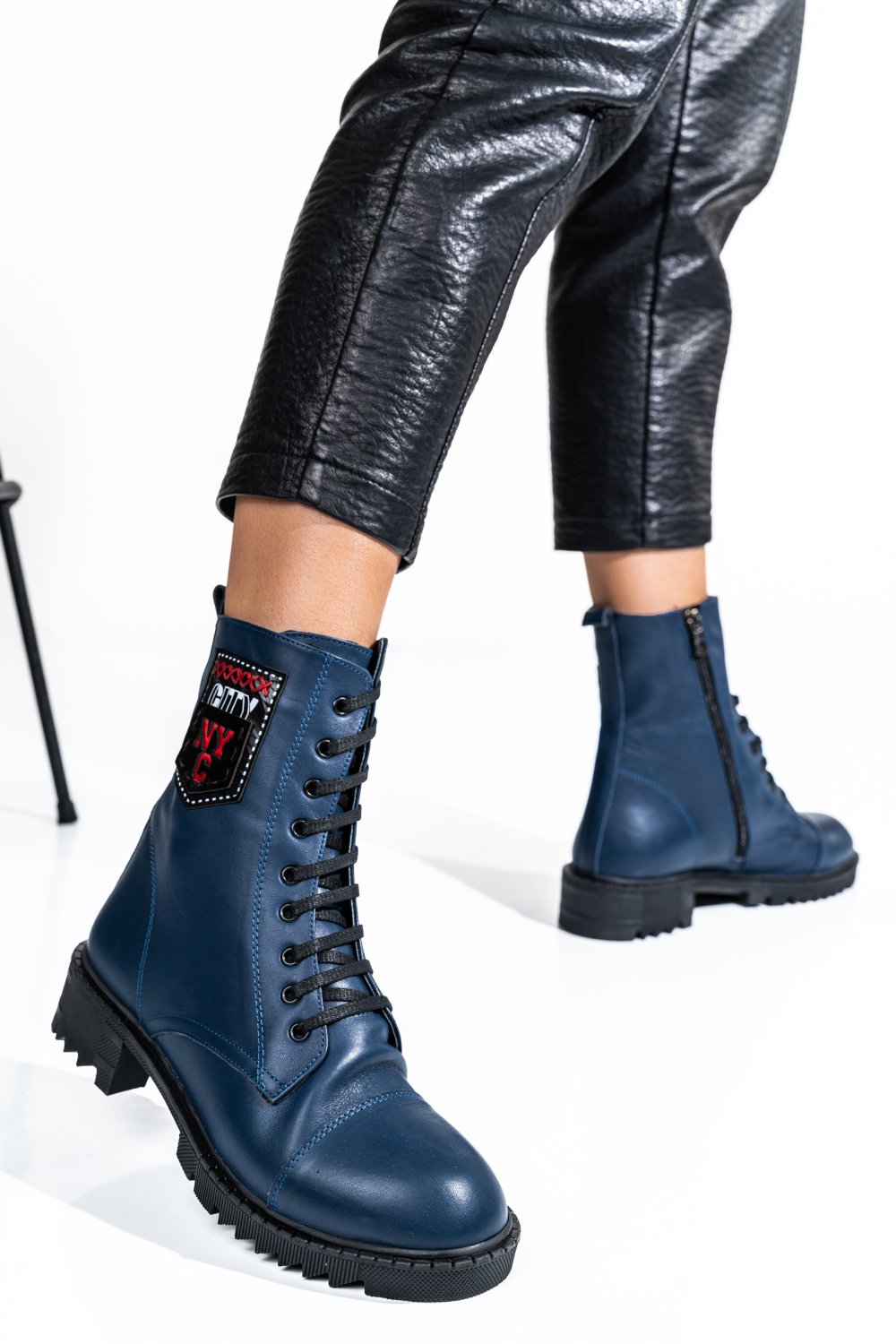 GHETE BLEUMARIN PIELE NATURALA 0PC903