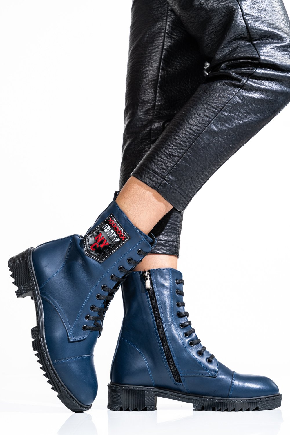 GHETE BLEUMARIN PIELE NATURALA 0PC903