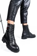 GHETE NEGRE PIELE NATURALA 0PC903
