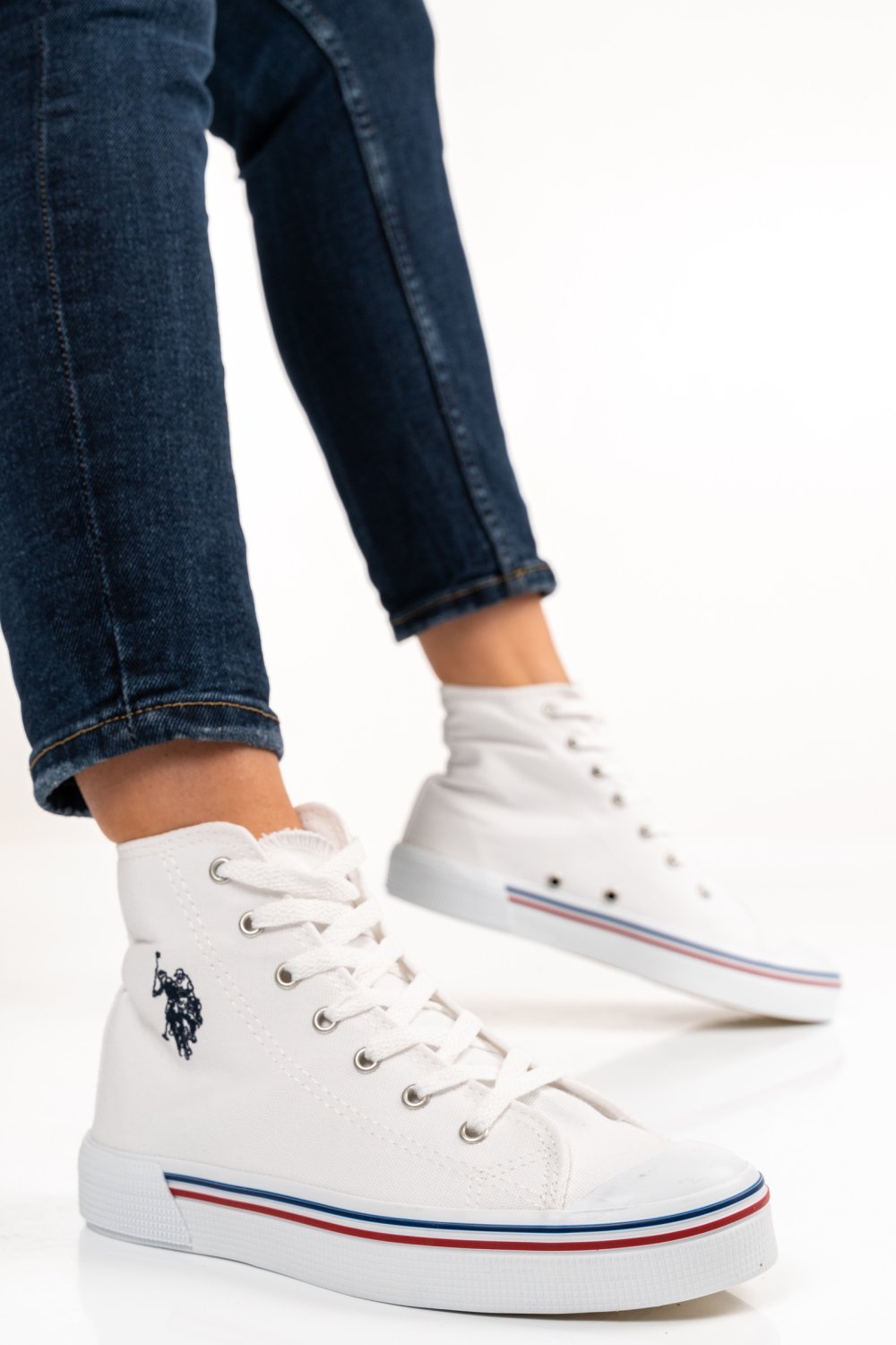 U.S. POLO ASSN, PANTOFI SPORT WHITE PENELOPE-HIGH