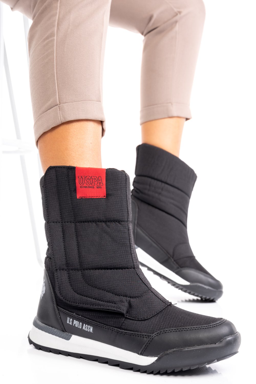 U.S. POLO ASSN, GHETE DAMA BLACK CLARK