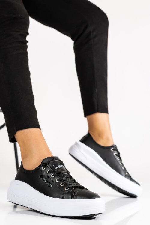 U.s. polo assn, pantofi sport black cleme