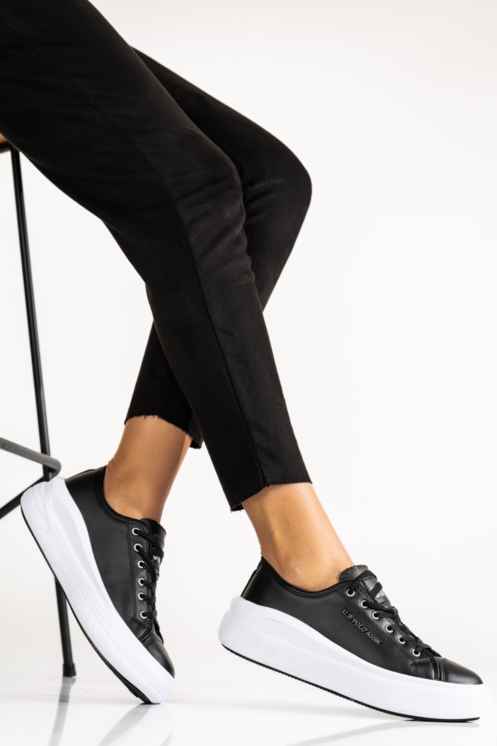 U.S. POLO ASSN, PANTOFI SPORT BLACK CLEME