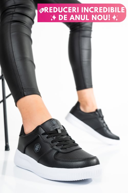 Lumberjack, pantofi sport black finster