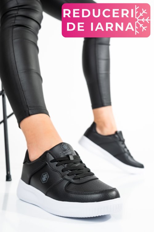 Lumberjack, pantofi sport black finster