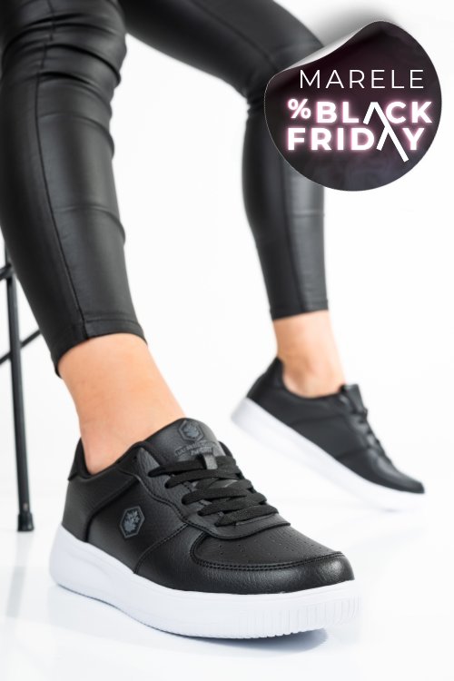 Lumberjack, pantofi sport black finster