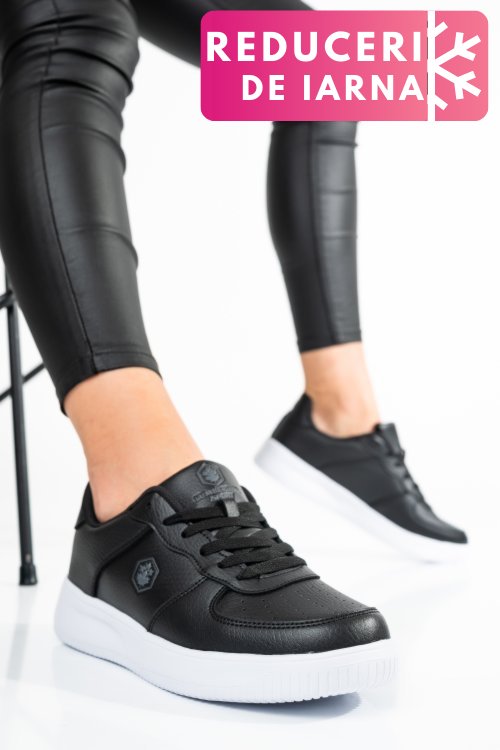 Lumberjack, pantofi sport black finster