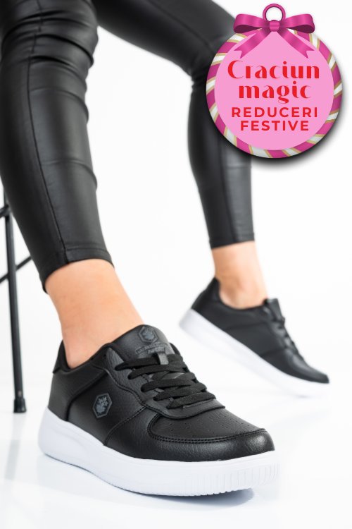 Lumberjack, pantofi sport black finster