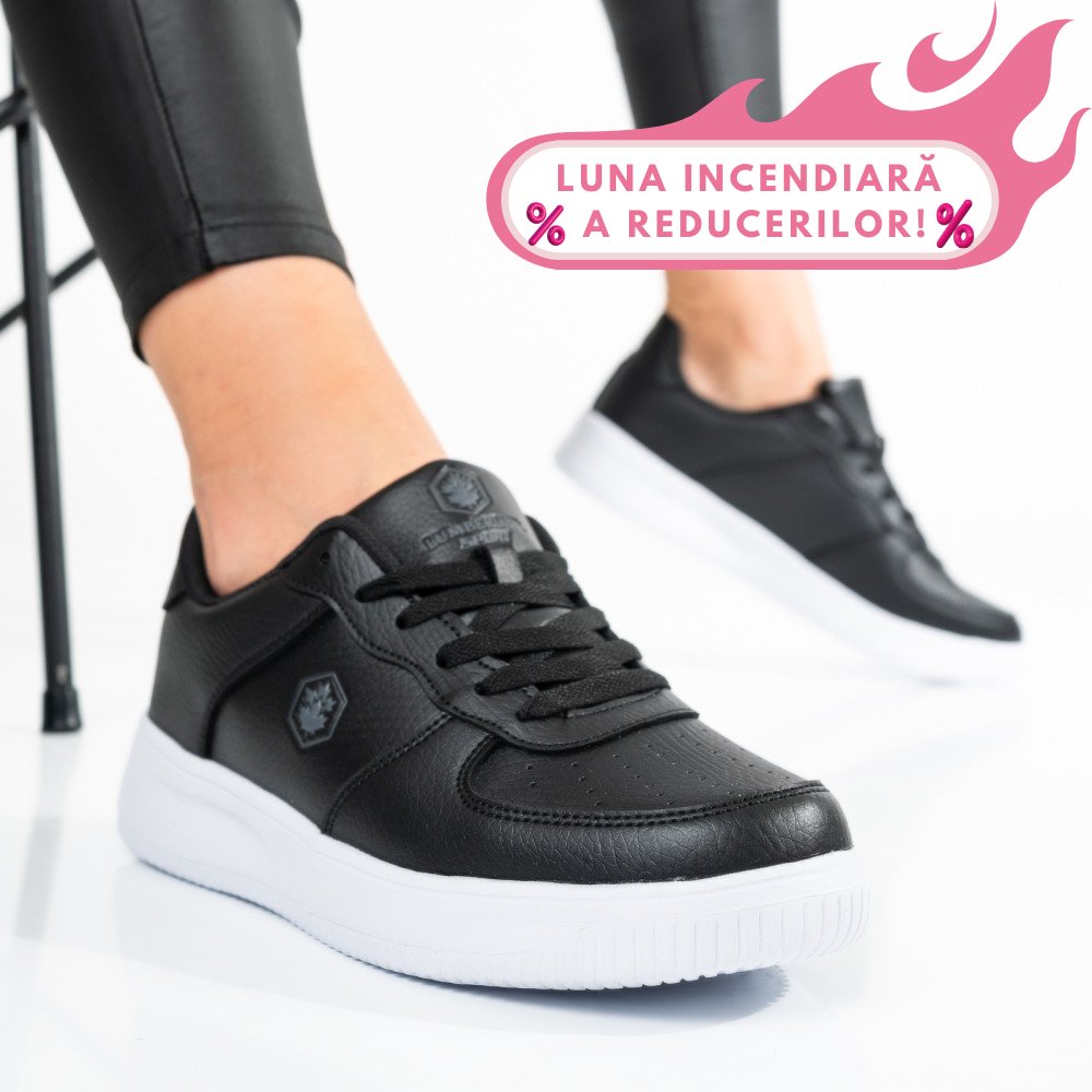 LUMBERJACK, PANTOFI SPORT BLACK FINSTER