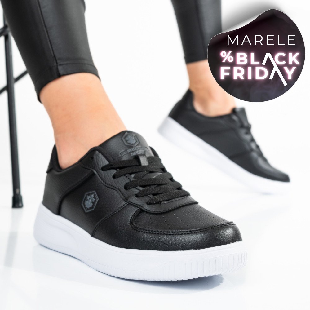 LUMBERJACK, PANTOFI SPORT BLACK FINSTER