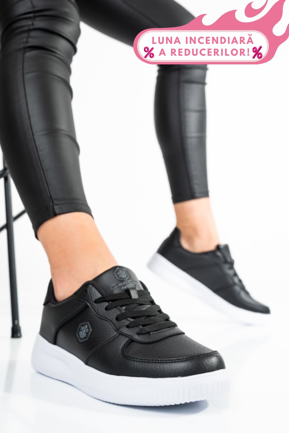 LUMBERJACK, PANTOFI SPORT BLACK FINSTER