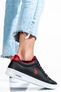 U.S. POLO ASSN, PANTOFI SPORT BLACK-RED FRANCO-GSN