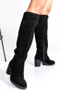 CIZME DAMA PIELE NATURALA INTOARSA NEGRE 9S77K5030