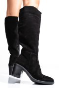 CIZME DAMA PIELE NATURALA INTOARSA NEGRE 9S77K5030