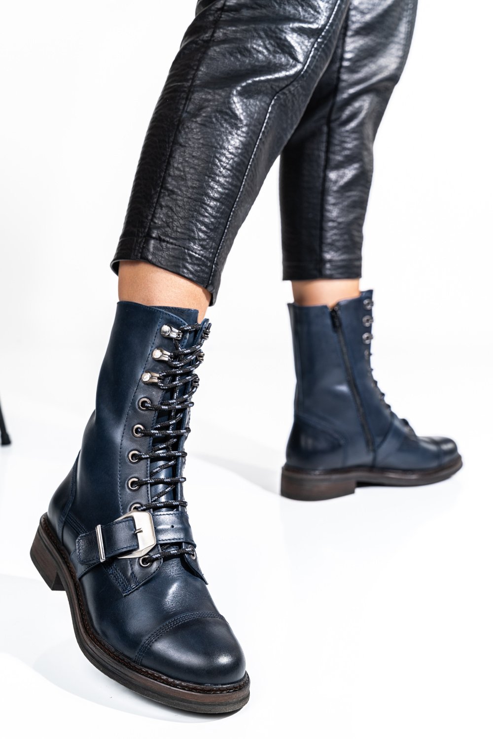 GHETE DAMA PIELE NATURALA BLEUMARIN 1S7756