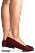 BALERINI VISINII PIELE NATURALA INTOARSA 4PC50C