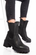 GHETE DAMA DE IARNA PIELE NATURALA BLACK NABUK 8S77799