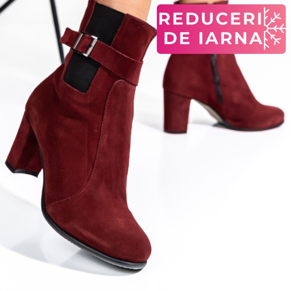 BOTINE DAMA PIELE NATURALA INTOARSA VISINII 7S7770